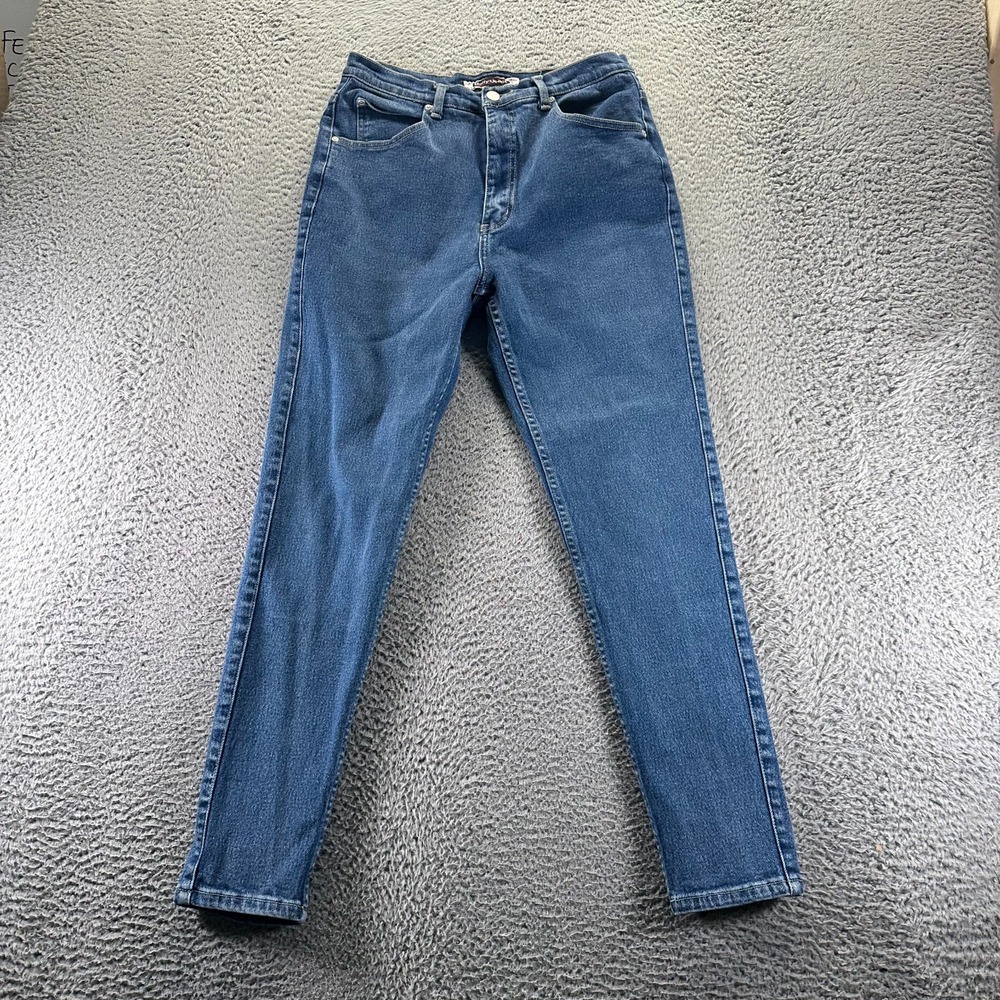 Daily Jeans Womens 16 Blue Cotton Denim Skinny Leg Faded Stretch Workwear Travel